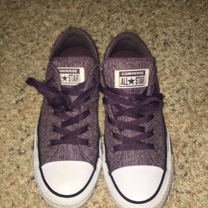 Purple all star converse